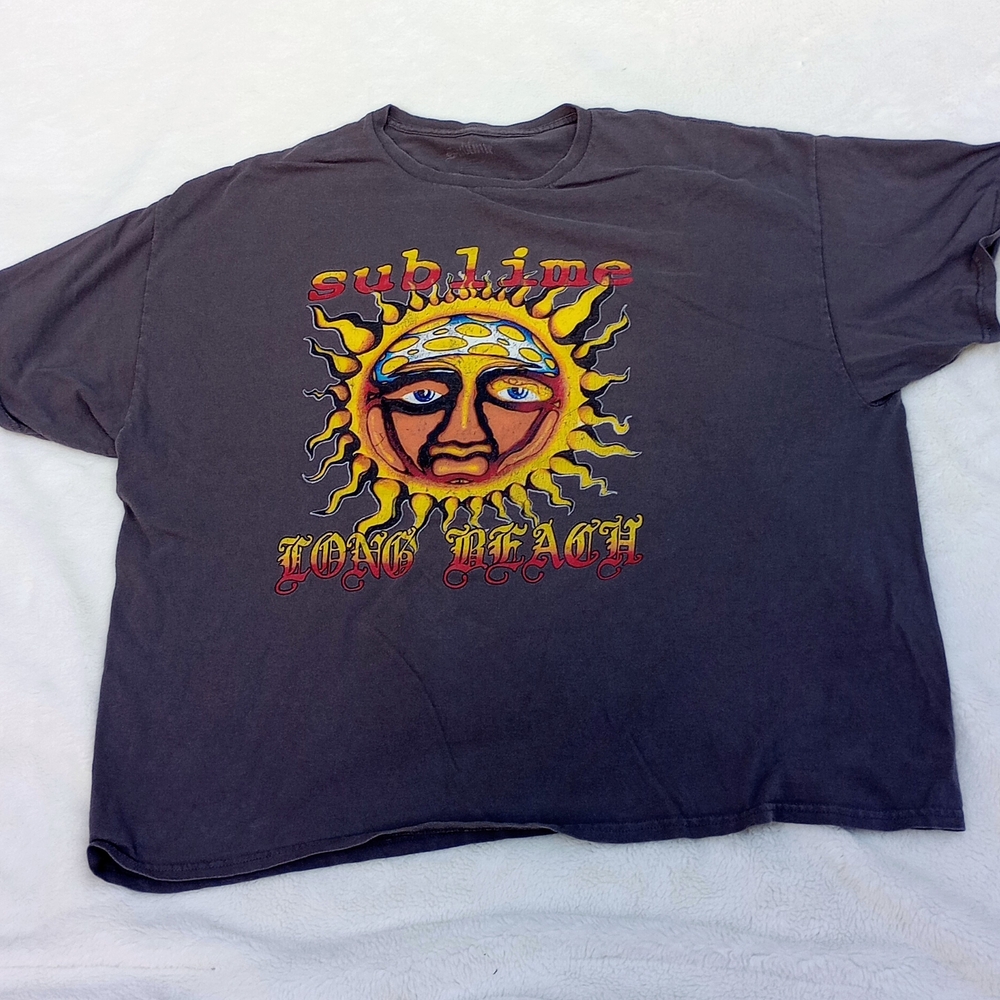 Sublime Graphic Long Beach CA Sun Logo T-shirt 3XL